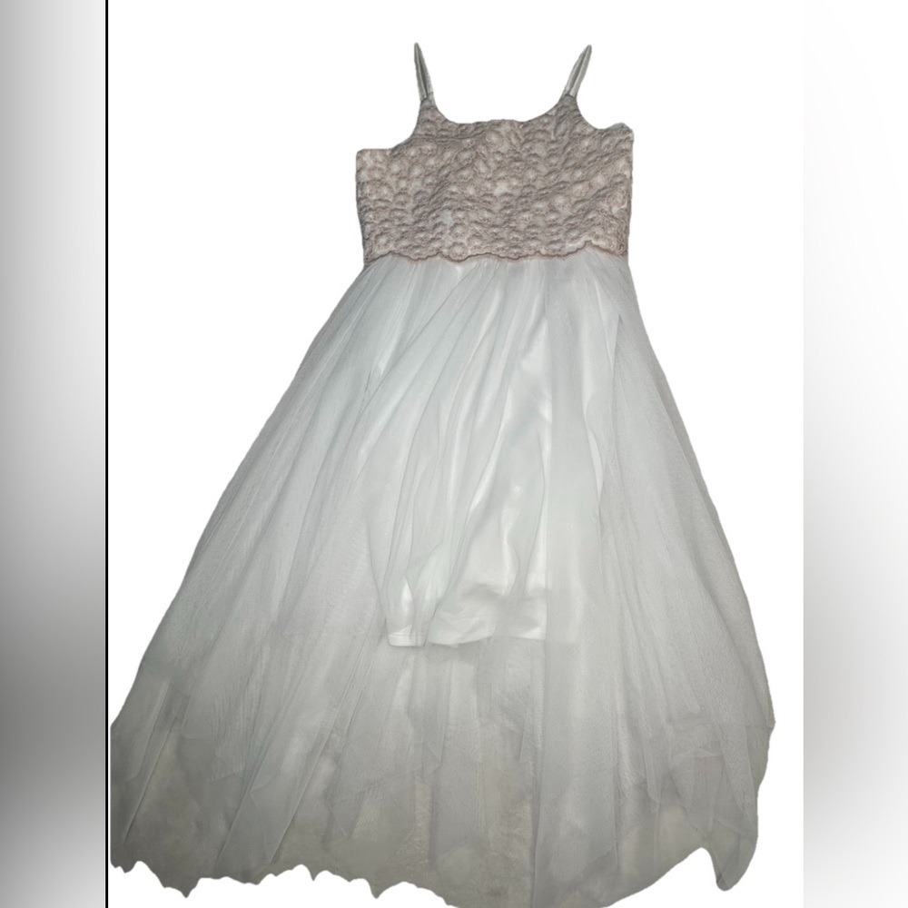 Zenzi Girls' Sleeveless Embroidered girls Dress Wedding Flower Girl Dress - Picture 2 of 9